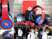 casque monster beat by dre studio spider hommes rouge bleu,spider hommes pas cher casque monster beat by dre studio